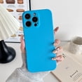 thumbnail image 1 of Compatible with iPhone 16 Pro Max Case, Slim Silicone Full Covered Soft Gel Rubber Shockproof Phone Case Protective Cover with Anti-Scratch Microfiber Lining for iPhone 16 Pro Max - Deepblue, 1 of 1