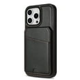 thumbnail image 1 of Compatible With iPhone 16 Pro Max Phone Case,Back Magnetic Detachable Flip Wallet,Compatible With Magsafe,With Kickstand,Card Slots,PU Leather Shockproof Rugged Phone Case Cover,Black, 1 of 10