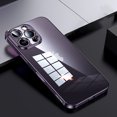 thumbnail image 1 of Compatible with iPhone 16 Pro Max Slim Clear Case, Luxury Transparent Plating Ultra-Thin Bumper Minimalist Design Anti-Scratch for Men Women for iPhone 16 Pro Max, Darkpurple, 1 of 6