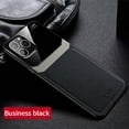 thumbnail image 1 of Compatible with iPhone 16 Pro Phone Case,With Large Window Lens Protection,Classic Design,PU Leather Ultra Slim Shockproof Anti-Scratch Protective Phone Case Cover For iPhone 16 Pro,Black, 1 of 7