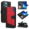 thumbnail image 1 of Compatible with iPhone 16 Pro Wallet Case, Shockproof Flip Folio Leather Wallet Cover with Card Slots Invisible Kickstand with wrist Strap Case Cover for iPhone 16 Pro, Black, 1 of 11