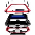 thumbnail image 1 of Compatible with iPhone 16 Pro max Case Heavy Duty Protection Dustproof Built in Screen Protector Rugged Stand 360 Full Body Military Grade Metal Bumper Phone Cases  (Red 2024), 1 of 12