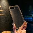 thumbnail image 1 of Compatible with iPhone 16e Case Clear Glitter, Anti-Yellow Shockproof Protective Phone Case, Ultra Slim Transparent Anti-Scratch TPU Bumper Cover for iPhone 16e, Gold, 1 of 7