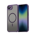 thumbnail image 1 of Compatible With iPhone 16e Magnetic Phone Case,Support Mag-Safe,Drop Protection,Slim Translucent Matte Shockproof Rugged Anti-Fingerprint Anti-fall Thin Fit Phone Case Cover,Purple, 1 of 7