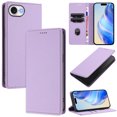 thumbnail image 1 of Compatible with iPhone 16e Wallet Case with RFID Blocking Credit Card Holder, PU Leather Folio Flip Kickstand Protective Shockproof Cover Women Men for iPhone 16e Phone Case - Purple, 1 of 10