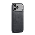 thumbnail image 1 of Compatible with iPhone 17 Pro Max Magnetic Case, Classic Premium PU Leather TPU Hybrid MagSafe Ultra Slim Protective Skin Friendly Shockproof Case Cover for iPhone 17 Pro Max, Black, 1 of 5