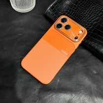 Compatible with iPhone 17 Pro Max Magnetic Wireless Charging Phone Case, Luxury Military Grade Drop Protection Ultra Slim Shockproof Anti-Scratch Anti-Slip Lightweight Phone Case Cover, Orange