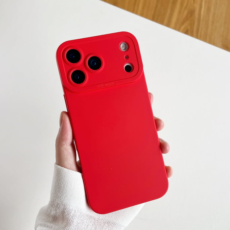 Compatible with iPhone 17 Pro Max Rubber Case with Microfiber