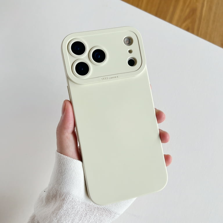 Compatible with iPhone 17 Pro Rubber Case with Microfiber Lining