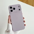 thumbnail image 1 of Compatible with iPhone 17 Rubber Case with Microfiber Lining, Boys Girls Lightweight Silicone Soft Anti-Scratch Drop Protective Phone Case Cover, Support Wireless Charging, Grasspurple, 1 of 8