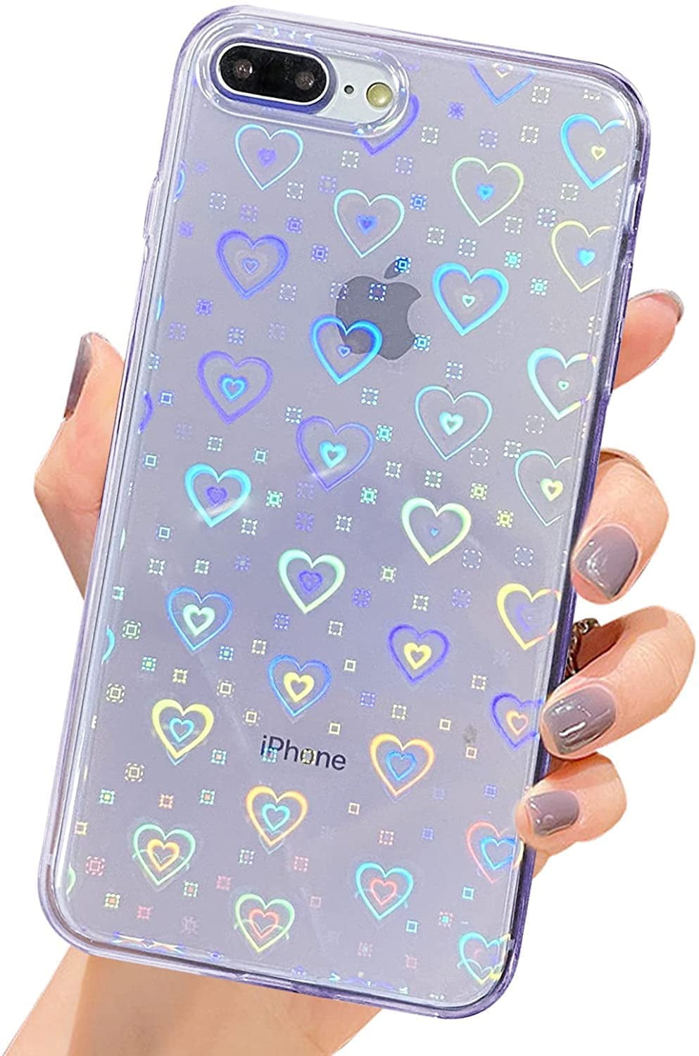 Compatible with iPhone Plus Case, iPhone Plus Case, Clear