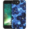 thumbnail image 1 of Compatible with iPhone 7 Plus & iPhone 8 Plus, Cute Wave Pattern Case for Women Girls,Soft TPU Anti-Bump Phone Case Flowers Pattern Design Silicone Case for iPhone 7/8 Plus - Blue, 1 of 14