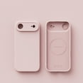 thumbnail image 1 of Compatible with iPhone Air Case, Silky Touch Premium Soft Silicone Rubber Anti-Fingerprint Protective Flexible Bumper Case, Support Wireless Charging, Anti-Scratch Microfiber Lining, Pink, 1 of 9