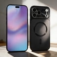 thumbnail image 1 of Compatible for iPhone Air Magnetic Case with Fiber Texture Design, Compatible with Mag-Safe, Back Anti-Scratch Magnetic Slim Shockproof Protective Phone Cover for iPhone Air, Black, 1 of 3