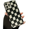 thumbnail image 1 of Compatible with iPhone Case,Aesthetic Design Retro Classic Grids Plaid Checkered Checkerboard Protection Soft Shockproof Cover Phone Case (White,iPhone 13 Pro Max), 1 of 6