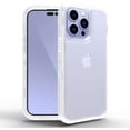 thumbnail image 1 of Compatible with iPhone Case,[Compatible with Wireless Charging] Shock Absorption Bumper Design Clear Full Body Protection Soft Cover Phone Case (White,iPhone 14 Pro Max), 1 of 5