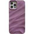 thumbnail image 1 of Compatible with iPhone Case,Curly Wave Water Ripple Shape Pattern Design Full Body Protection Soft Shockproof Cover Phone Case (Purple,iPhone 11 Pro Max), 1 of 8