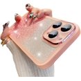 thumbnail image 1 of Compatible with iPhone Case,Cute Luxury Gradient Glitter Bling Sparkly Silicone Clear [ Drop&Camera Lens Protection] Shockproof Cover Phone Case (Pink,iPhone 11), 1 of 6