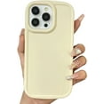 thumbnail image 1 of Compatible with iPhone Case,Cute Matte Liquid Silicone [ Drop & Camera Protection][Compatible with Wireless Charging] Shockproof Cover Phone Case (White,iPhone 13 Pro Max), 1 of 8