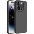 thumbnail image 1 of Compatible with iPhone Case,[ Drop & Camera Lens Protection] Soft Liquid Silicone [Microfiber Lining] Shockproof Cover Phone Case (Black,iPhone 14 Plus), 1 of 6
