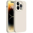 thumbnail image 1 of Compatible with iPhone Case,[ Drop & Camera Lens Protection] Soft Liquid Silicone [Microfiber Lining] Shockproof Cover Phone Case (White,iPhone 12 Pro Max), 1 of 5