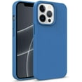 thumbnail image 1 of Compatible with iPhone Case,Ecofriendly Made of Plants Biodegradable Matte Full Body Protection Soft Shockproof Cover Phone Case (Blue,iPhone 12 Pro Max), 1 of 6
