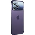 thumbnail image 1 of Compatible with iPhone Case,Frameless Design [Large Viewport Design & Camera Lens Protection] Soft Shockproof Cover Phone Case (Purple,iPhone 14 Plus), 1 of 8