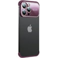 thumbnail image 1 of Compatible with iPhone Case,Frameless Design [Large Viewport Design & Camera Lens Protection] Soft Shockproof Cover Phone Case (WineRed,iPhone 13 Pro Max), 1 of 8