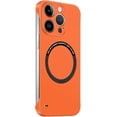 thumbnail image 1 of Compatible with iPhone Case,Frameless Slim Fit Design Ultra-Thin,Compatible with Magsafe & Wireless Charging,Hard Magnetic Shockproof Cover Phone Case (Orange,iPhone 16), 1 of 5