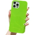 thumbnail image 1 of Compatible with iPhone Case,Glossy Solid Color TPU Full Body Protection [Compatible with Wireless Charging] Soft Shockproof Cover Phone Case (Green,iPhone 14 Pro), 1 of 7