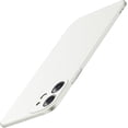 thumbnail image 1 of Compatible with iPhone Case,Luxury Matte Hard PC Slim Fit Ultra Thin Lightweight Camera Lens Protection Soft Shockproof Cover Phone Case (White, iPhone 15 Pro Max), 1 of 14