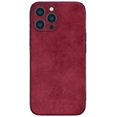 thumbnail image 1 of Compatible with iPhone Case,Luxury PU Leather Anti-Slip Anti-Fingerprint [ Drop & Camera Lens Protection] Soft Shockproof Cover Phone Case (Red,iPhone 13 Pro), 1 of 8