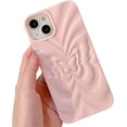 thumbnail image 1 of Compatible with iPhone Case,Matte Butterfly Design [Compatible with Wireless Charging] Full Body Protection Soft Shockproof Cover Phone Case (Pink,iPhone 14), 1 of 7