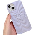 thumbnail image 1 of Compatible with iPhone Case,Matte Butterfly Design [Compatible with Wireless Charging] Full Body Protection Soft Shockproof Cover Phone Case (Purple,iPhone 12 Pro Max), 1 of 7