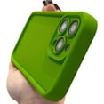 thumbnail image 1 of Compatible with iPhone Case,Matte Liquid Silicone [Silky and Soft Touch] [ Drop Protection] Camera Lens Protection Soft Shockproof Cover Phone Case (Green,iPhone 12), 1 of 6