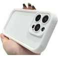 thumbnail image 1 of Compatible with iPhone Case,Matte Liquid Silicone [Silky and Soft Touch] [ Drop Protection] Camera Lens Protection Soft Shockproof Cover Phone Case (White,iPhone 11), 1 of 6