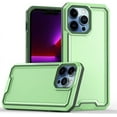thumbnail image 1 of Compatible with iPhone Case,Rugged Heavy Duty [Compatible with Wireless Charging][ Drop Protection] Soft Shockproof Cover Phone Case (Green,iPhone 15 Pro), 1 of 7