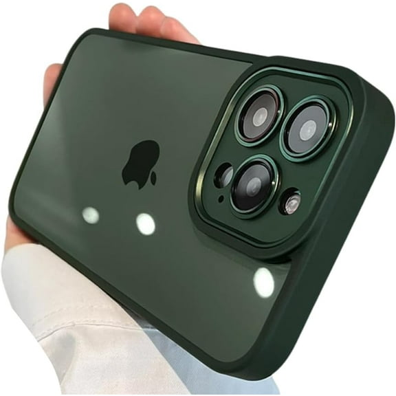 Compatible with iPhone Case,Silicone Bumper Metal Button [Compatible with Wireless Charging] Camera Lens Protection Shockproof Cover Phone Case (Purple,iPhone 15 Pro Max)