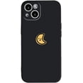 thumbnail image 1 of Compatible with iPhone Case,Silicone Cute Couple Matching Cartoon Sun Moon Camera Lens Protection Soft Shockproof Cover Phone Case (Blackmoon,iPhone 15), 1 of 14