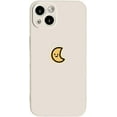 thumbnail image 1 of Compatible with iPhone Case,Silicone Cute Couple Matching Cartoon Sun Moon Camera Lens Protection Soft Shockproof Cover Phone Case (Whitemoon,iPhone 14 Pro), 1 of 8