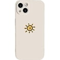 thumbnail image 1 of Compatible with iPhone Case,Silicone Cute Couple Matching Cartoon Sun Moon Camera Lens Protection Soft Shockproof Cover Phone Case (Whitesun,iPhone 15 Pro Max), 1 of 14