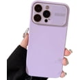 thumbnail image 1 of Compatible with iPhone Case,[Silky and Soft Touch] Liquid Silicone,[Large Viewport Design & Camera Lens Protection] Soft Shockproof Cover Phone Case (Purple,iPhone 14 Pro Max), 1 of 7