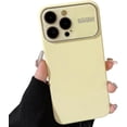 thumbnail image 1 of Compatible with iPhone Case,[Silky and Soft Touch] Liquid Silicone,[Large Viewport Design & Camera Lens Protection] Soft Shockproof Cover Phone Case (Yellow,iPhone 14 Pro Max), 1 of 7