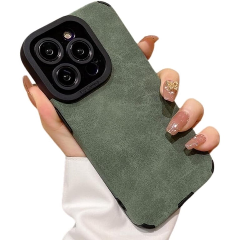 Compatible with iPhone Case,Ultra Thin Suede Design [Compatible with  Wireless Charging] Corner Camera Lens Protection Soft Shockproof Cover  Phone Case ...