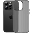 thumbnail image 1 of Compatible with iPhone Case,Ultra Thin Wave Stripe Pattern Crystal Clear Transparent Full Body Protection Soft Shockproof Cover Phone Case (Black,iPhone 14 Plus), 1 of 7