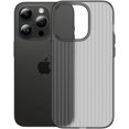 thumbnail image 1 of Compatible with iPhone Case,Ultra Thin Wave Stripe Pattern Matte Translucent [ Drop Protection] Full Body Protection Soft Shockproof Cover Phone Case (Black,iPhone 15 Pro Max), 1 of 7