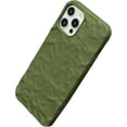 thumbnail image 1 of Compatible with iPhone Case for Women/Girls, Cute 61D Pleats Skin Soft Silicone Anti-Scratch Shockproof Fall Protection Phone Case for iPhone 12 Pro Max,  Green, 1 of 9