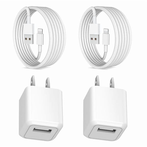 Compatible with iPhone Charger 10ft Cord,Fast Charging Cable AILKIN Dual Port QC + PD 20W Usb Charger Block Fast Charger Compatible with iPhone 14/13/12/11/10 Charger,Pink