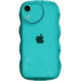 thumbnail image 1 of Compatible with iPhone XR Case(6.1"),Cute Clear Love Case,Love-Heart Camera Frame Wavy Edge Transparent Full Protection Soft TPU Shockproof Sturdy Phone Case Cover for Women Girls,Green, 1 of 13