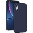 thumbnail image 1 of Compatible with iPhone XR Case 6.1 Inch, [Silky and Soft Touch] Premium Liquid Silicone Gel Rubber Full Body Drop Protection Phone Cover with Microfiber Lining, Midnight Blue, 1 of 14